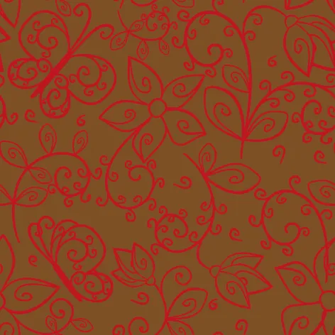 Transfer Sheets; Red Flowers - Bag of 30